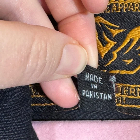 Milwaukee Leather Black Denim Studded Moto Jean Jacket Women XL Bikercore Grunge - Picture 6 of 9